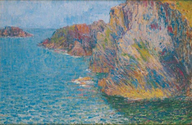 John Peter Russell La Pointe de Morestil par mer calme oil painting image